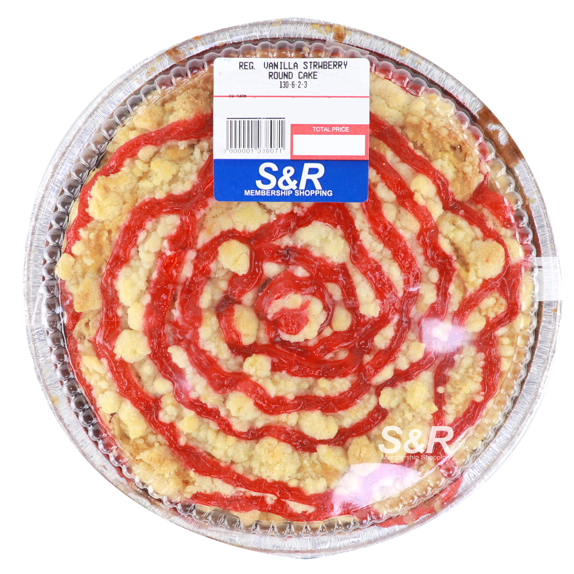 S&R Regular Vanilla Strawberry Round Cake 9-inch S&R Regular Vanilla Strawberry Round Cake 9-inch